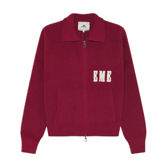 Sweater Eme Studios Collar Redwood Zipper Knit