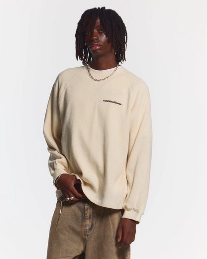 Polera Cold Culture Camo Thermal Longsleeve Tee White