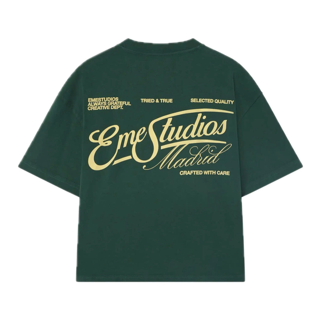 Polera Eme Studios Tried & True Forest Oversized Tee