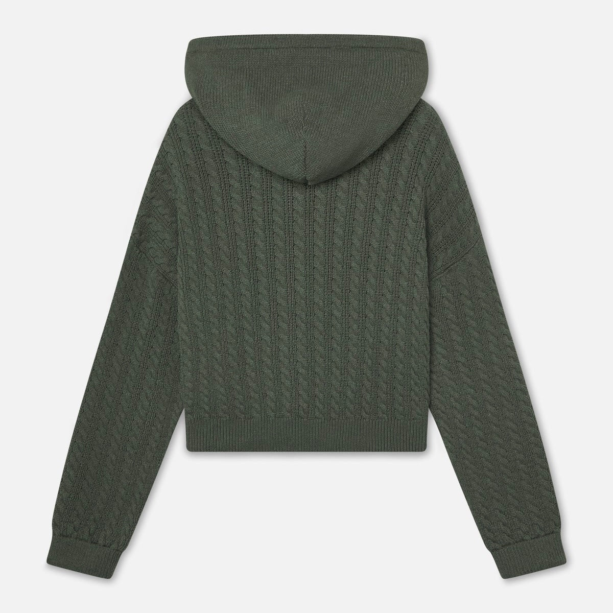 Sweater Scuffers Flag Green Knit Zipper