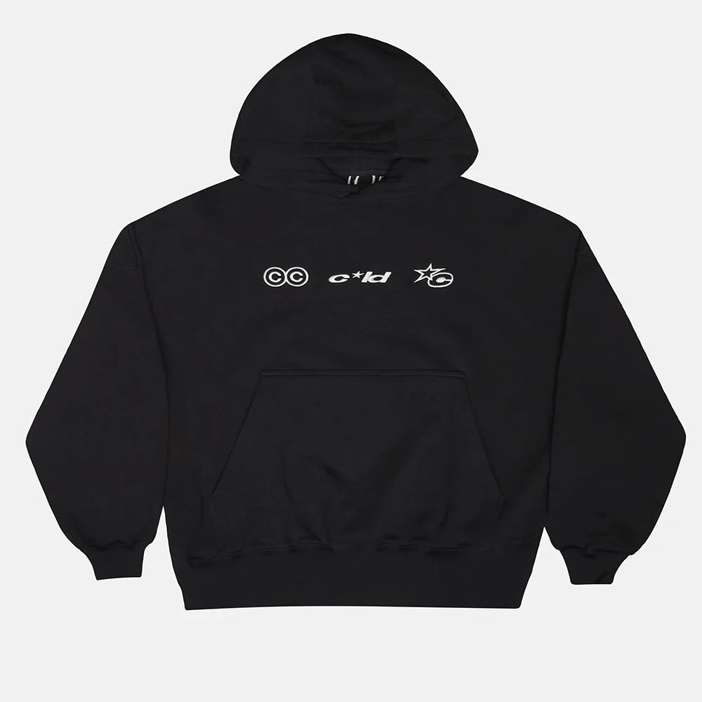Poleron Cold Culture Vertical Hoodie Black