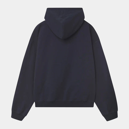 Poleron Eme Studios Stickers Navy Oversized Hoodie