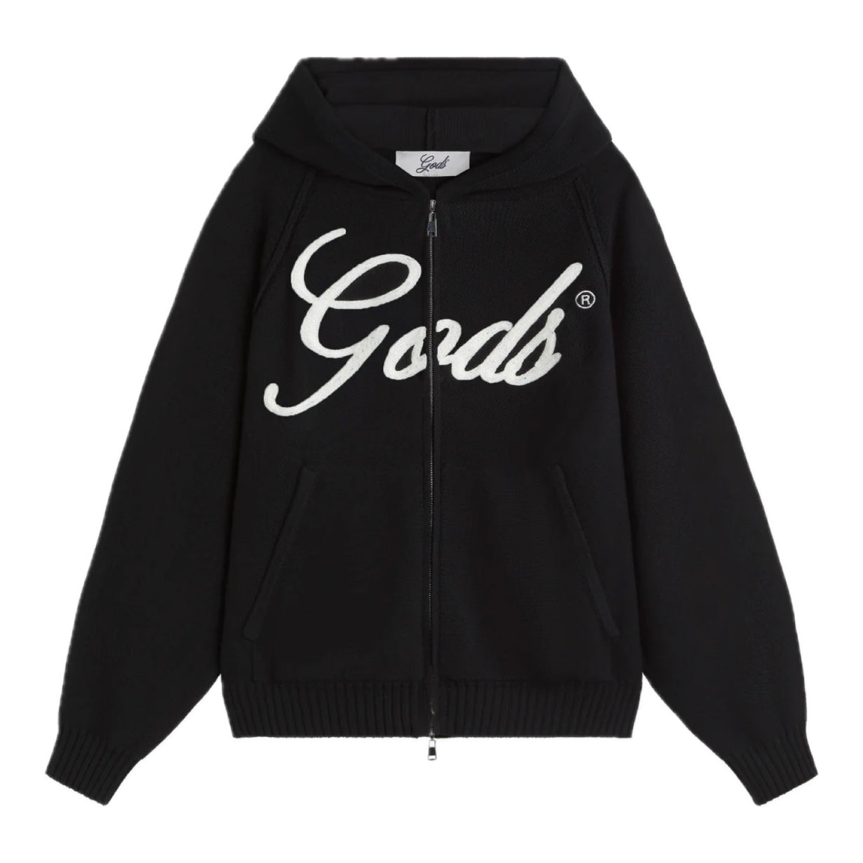 Sweater Fake Gods Knitted Gods Zipper Black