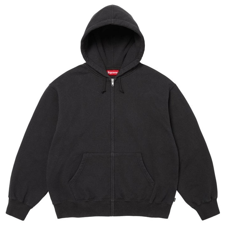 Poleron Supreme Cut Out Zip-Up Hooded Black SS26 – Reserved