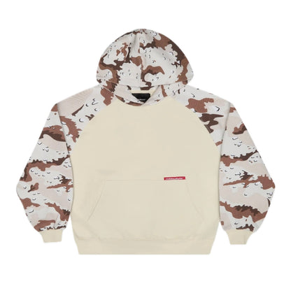 Poleron Cold Culture Chipped Waffle Hoodie Beige
