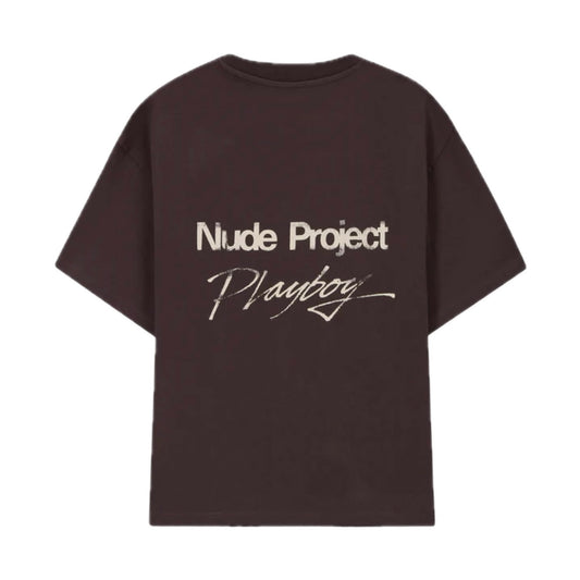 Polera Nude PlayBoy Big Bunny Brown