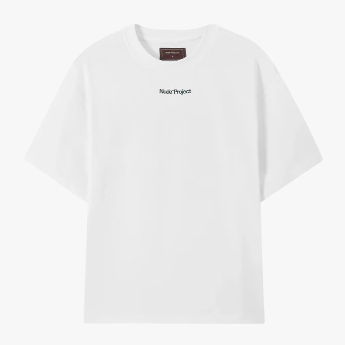 Polera Nude Play With Logo White