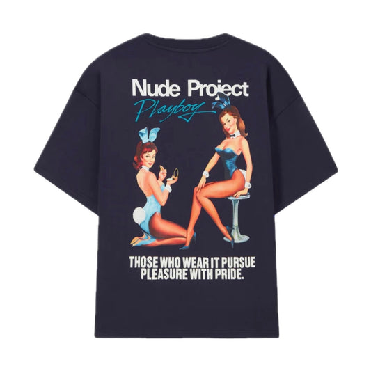 Polera Nude PlayBoy Duo Navy