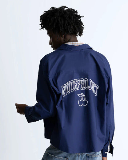 Camisa Nude Varsity Navy