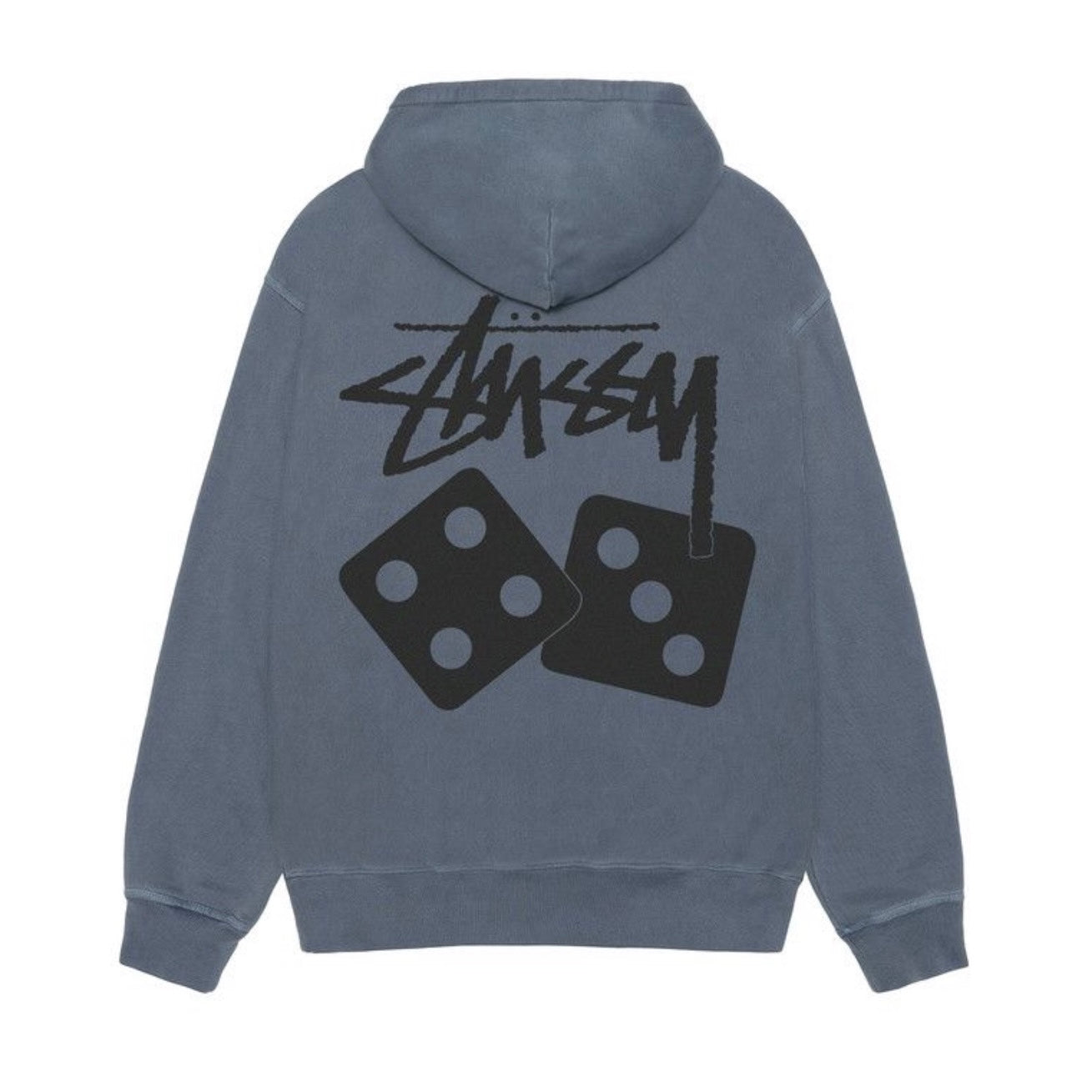 Poleron Stussy Dice Pig. Dyed Navy
