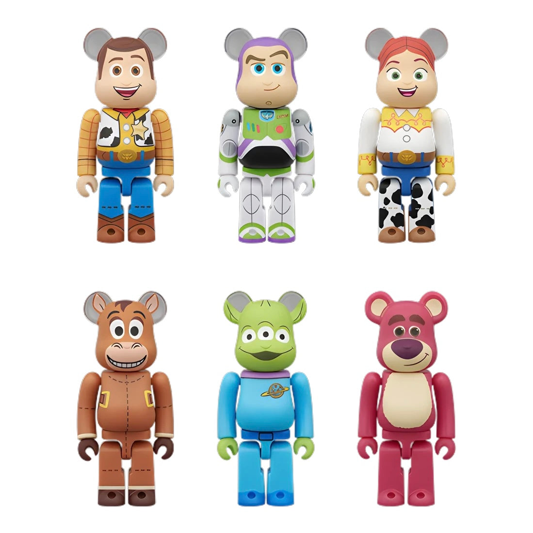 Bearbrick Chase Disney Pixar Toy Story 100% 12 (Random Case - Cajas Sorpresa)