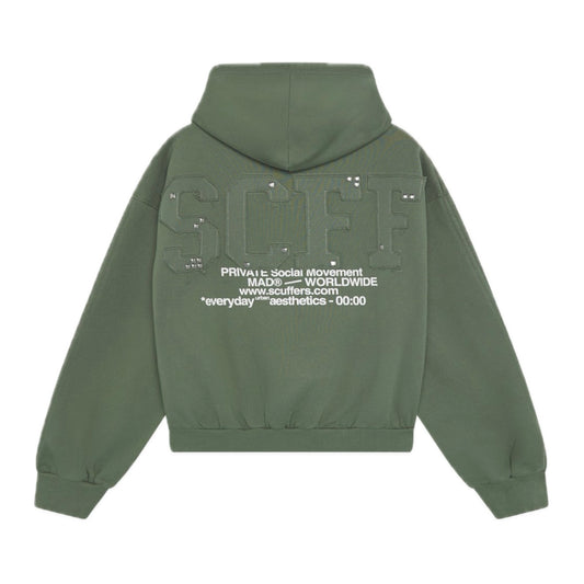 Poleron Scuffers Worldwide Green Hoodie