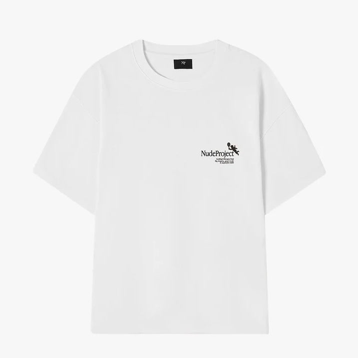 Polera Nude Tennis White