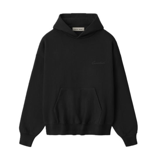 Poleron Essentials Classic Fit Fleece Signature Vintage Black SS26
