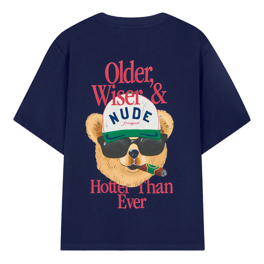 Polera Nude Hot Navy Blue