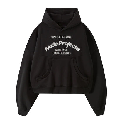 Poleron Nude Liberty Boxy Black