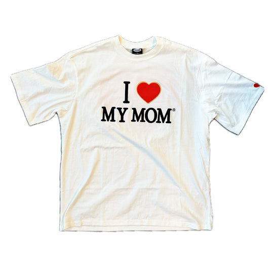 Polera Goods I love Mom Boxy Blanca - L