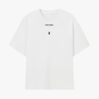 Polera Nude PlayBoy Duo White