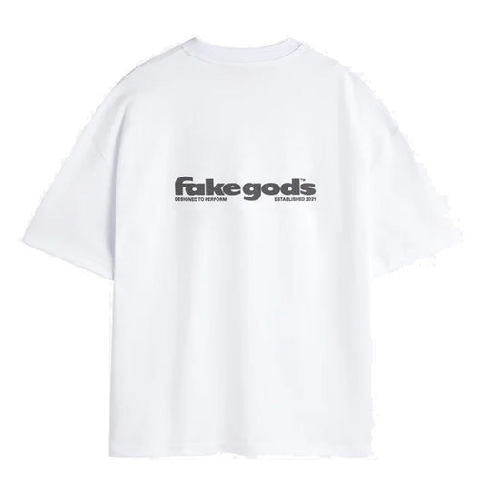 Polera Fake Gods Back To Basics White - L