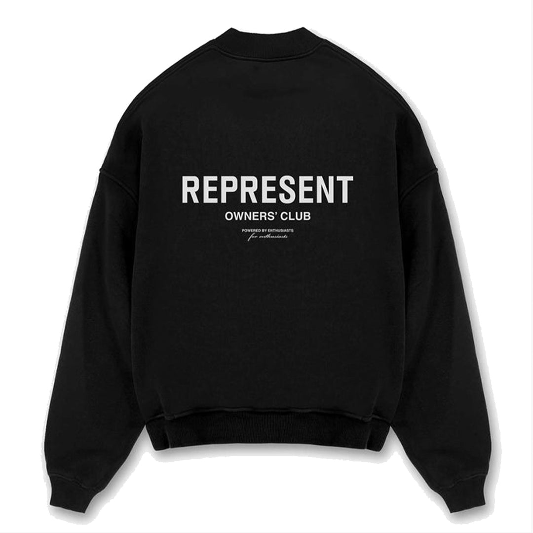 Poleron Represent Owners Club Crewneck Black