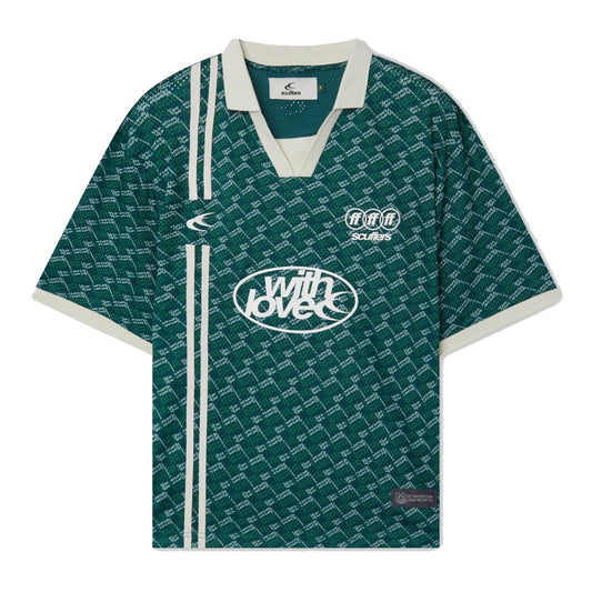Polera Scuffers Monogram Green Football - S