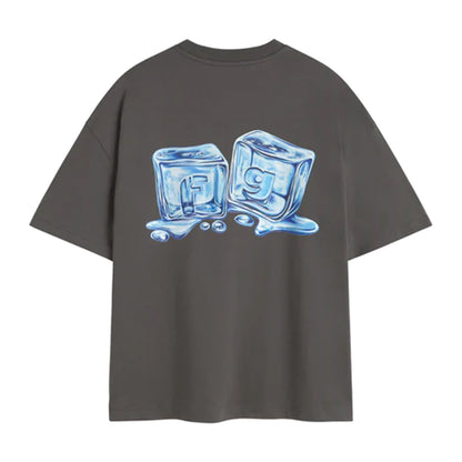 Polera Fake Gods Ice Cube Dark Grey