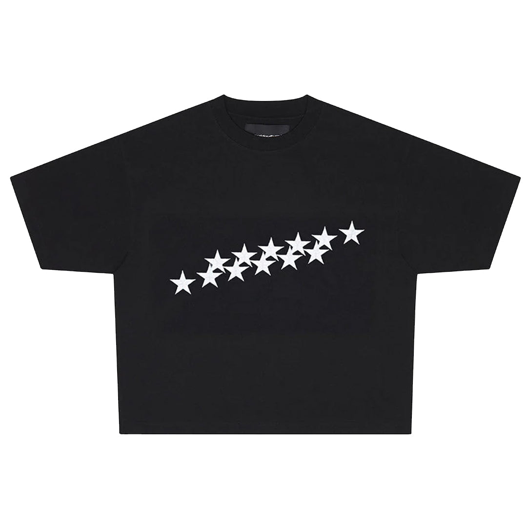 Polera Cold Culture Stars Black