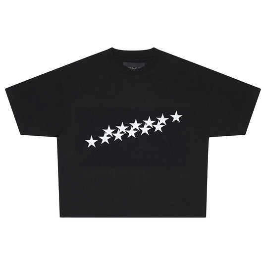 Polera Cold Culture Stars Black