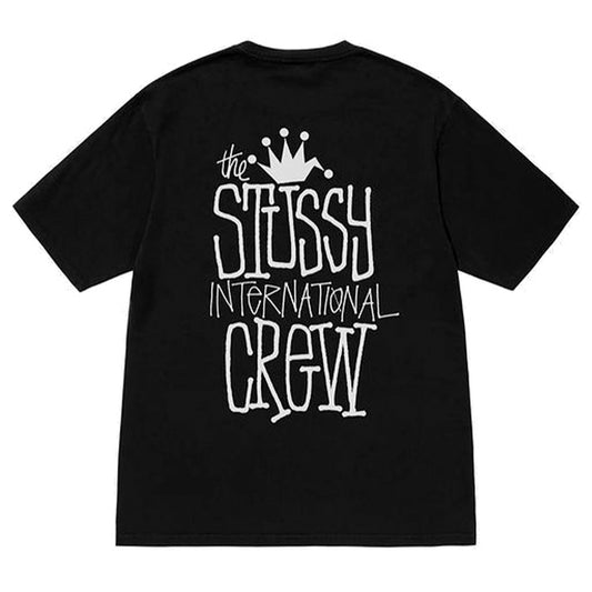 Polera Stussy Crown International Black - L
