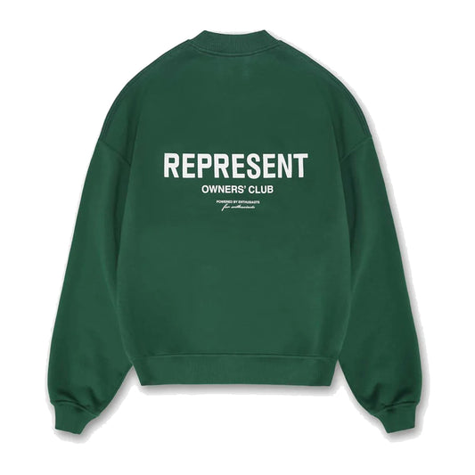 Poleron Represent Owner`s Club Sweater Racing Green/White - L