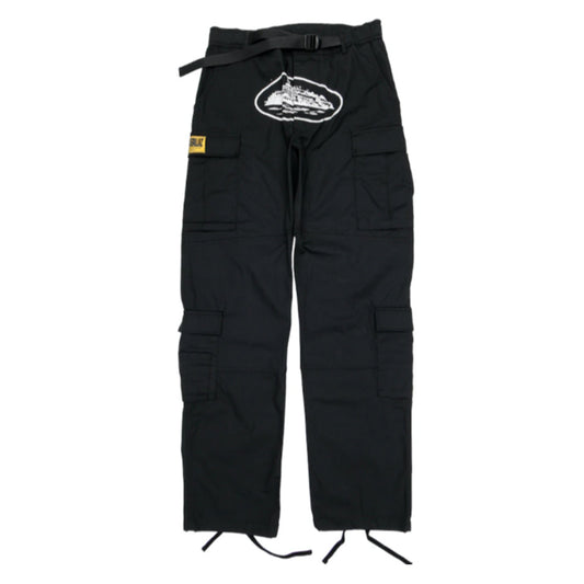 Pantalon Corteiz Guerrillaz Cargos Black/White