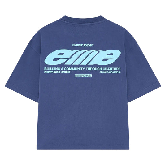 Polera Eme Studios DNA Blue Oversized - XL
