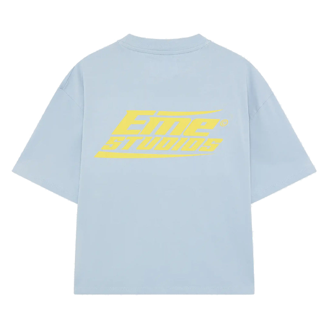 Polera Eme Studios Speeding Up Cobalt Oversized
