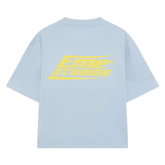 Polera Eme Studios Speeding Up Cobalt Oversized