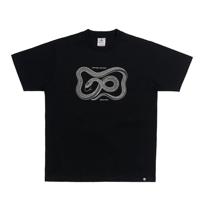 Polera More Amor Snake Negra