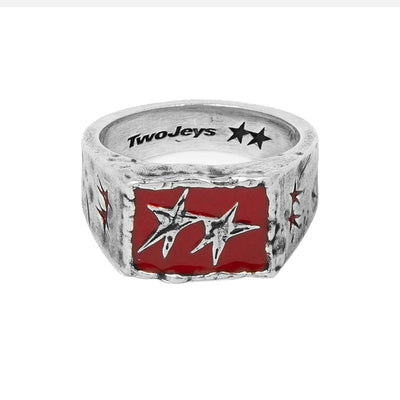 Anillo TwoJeys Ignorant Icon Ring Red