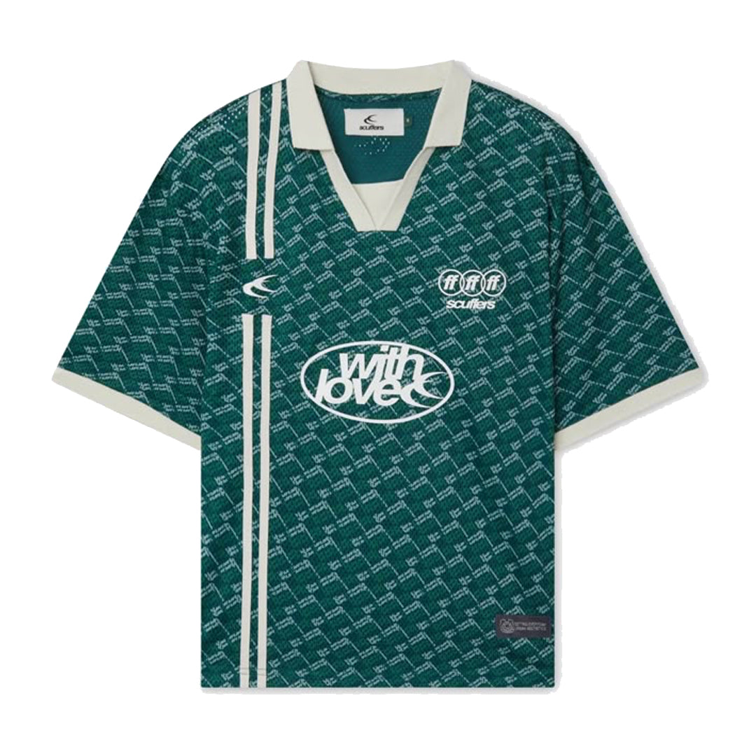 Polera Scuffers Monogram Football Green - XL