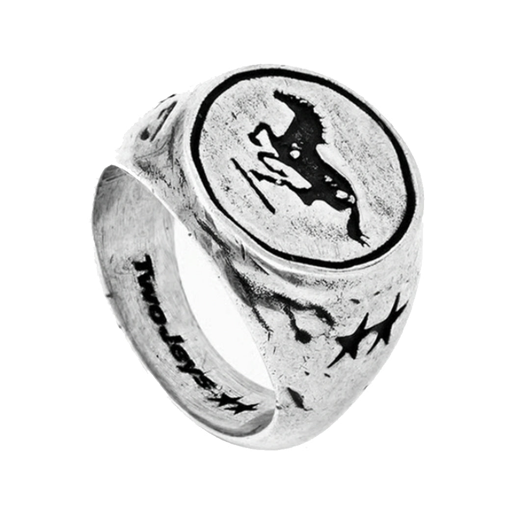 Anillo TwoJeys Galloping Signet Unisex