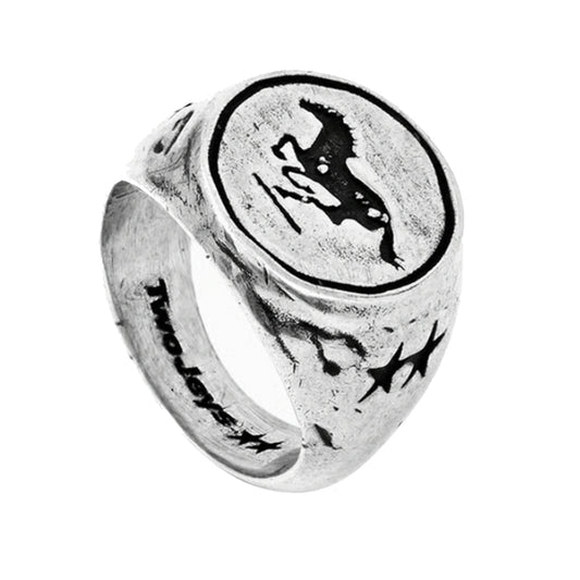 Anillo TwoJeys Galloping Signet Unisex