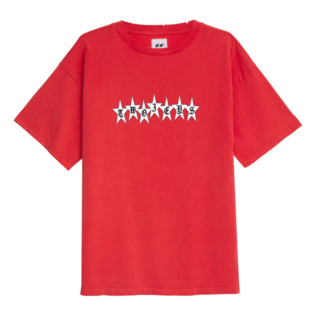 Polera TwoJeys Graphic Stars Red