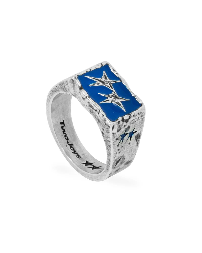 Anillo TwoJeys Ignorant Icon Blue