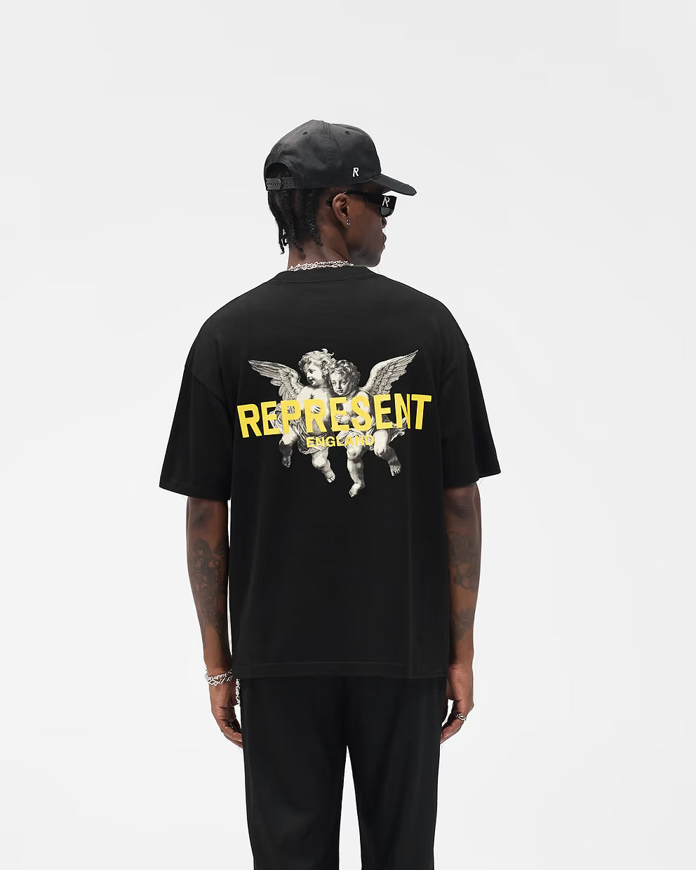 Polera Represent Legacy Cherubs Jet Black