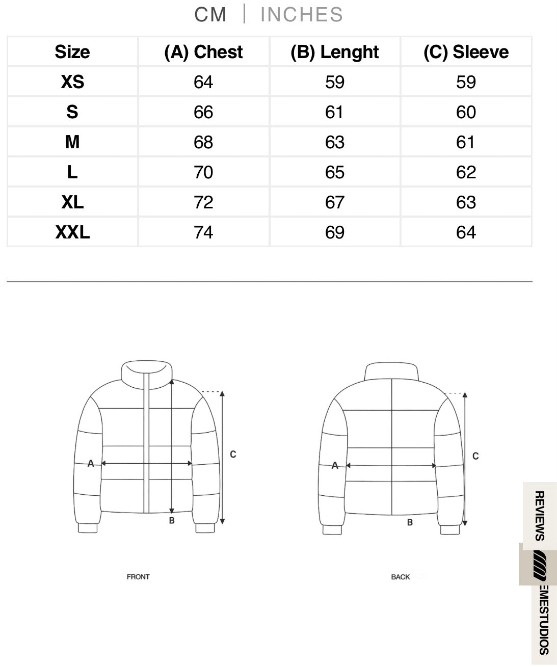 Chaqueta Eme Studios Gift Sodalite Puffer