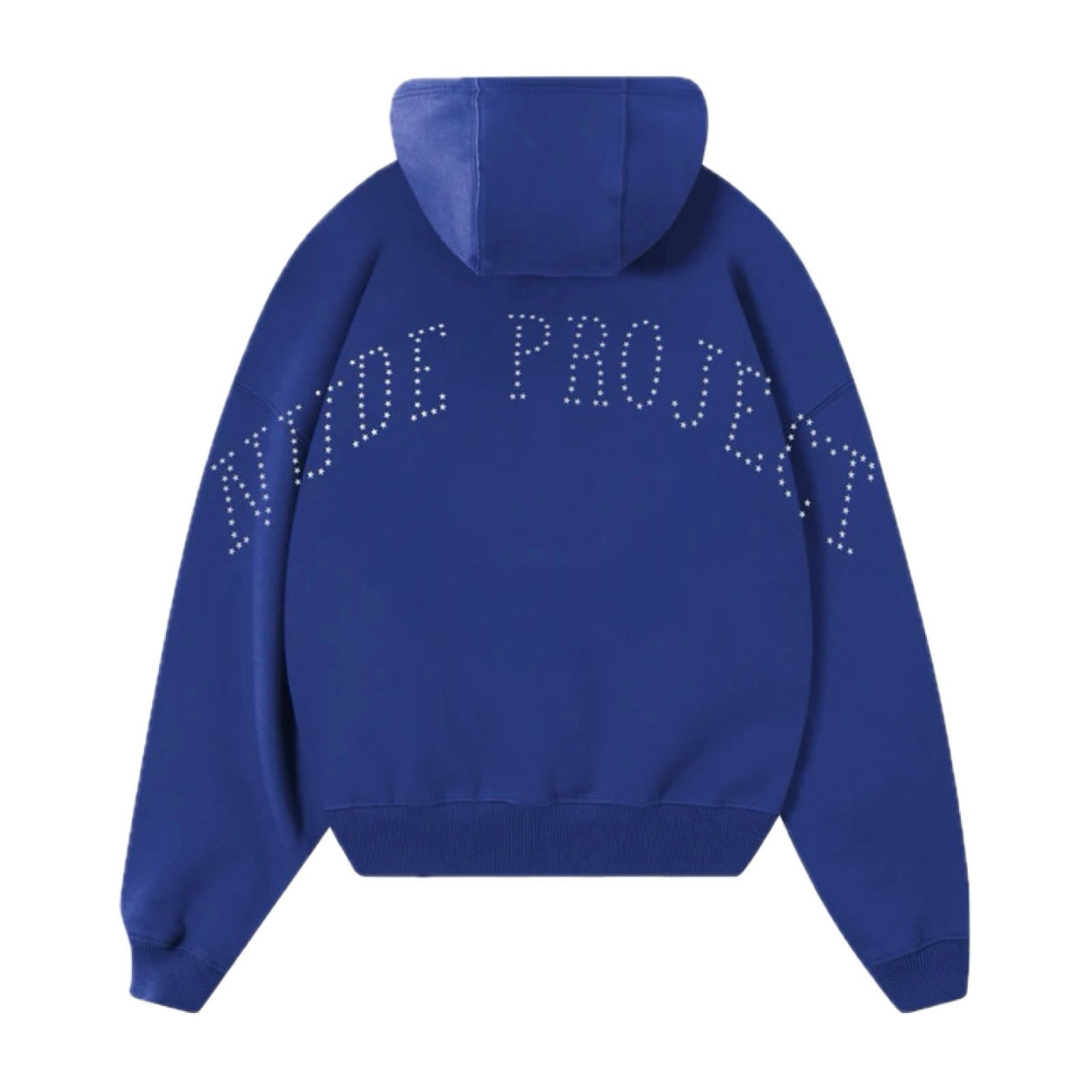 Poleron Nude Lights Zip-Up Hoodie Blue - L