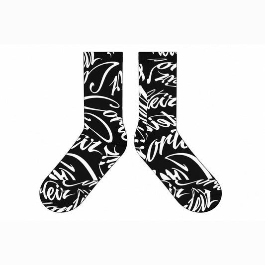 Calcetines Corteiz Shroom Black/White (1 un)