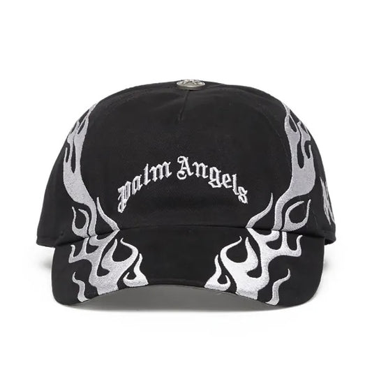 Gorro Palm Angels Flames Logo Black