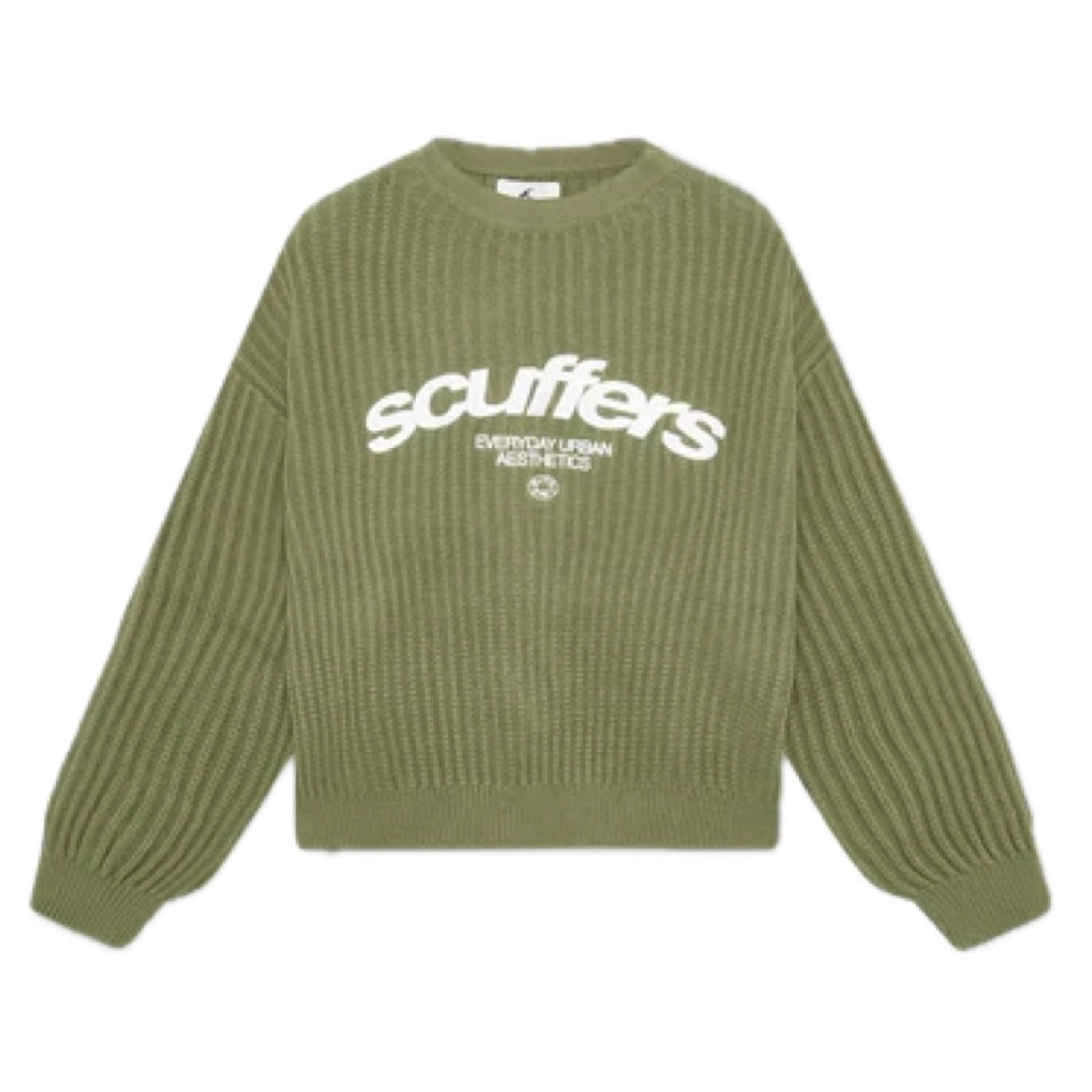 Sweater Scuffers Iconic Jersey Caqui Knit