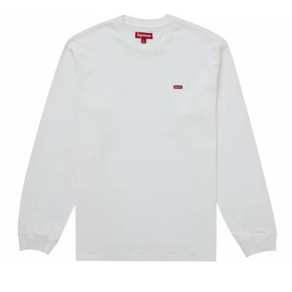 Polera Supreme Small Box L/S Tee White SS26