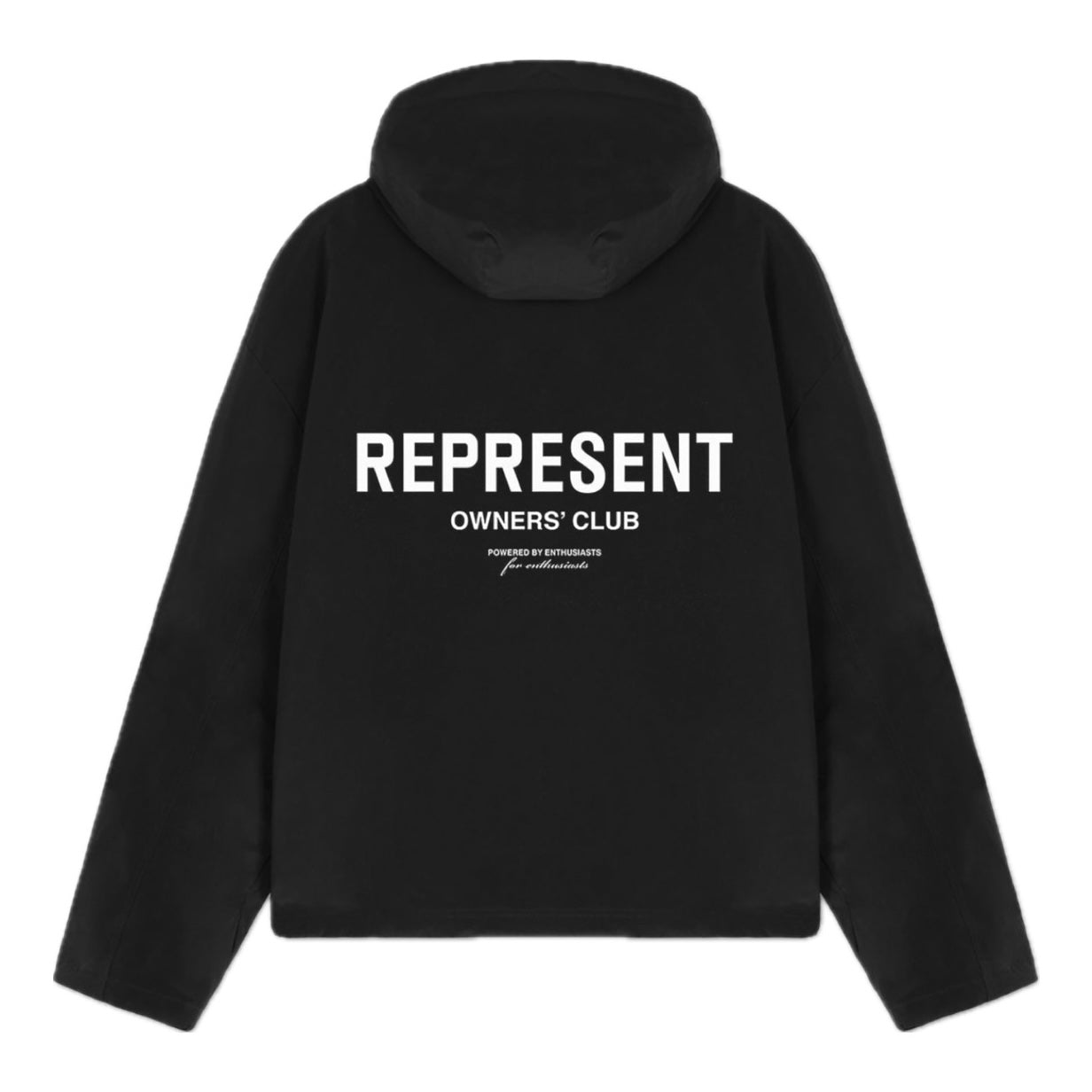 Chaqueta Represent Owners Club Nylon Pullover Jacket Black