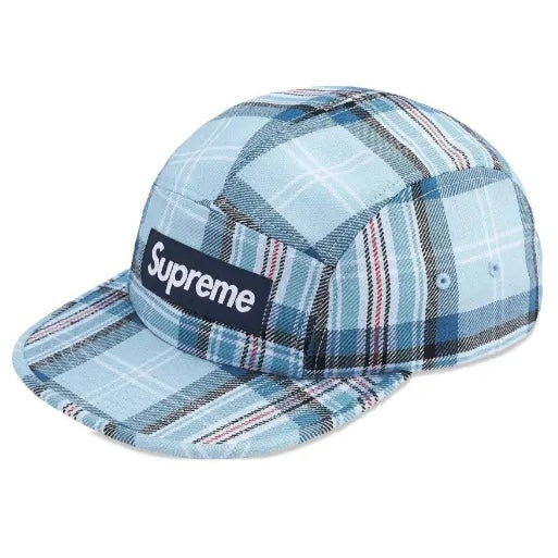 Gorro Supreme Lochcarron Camp Cap Light Blue FW25